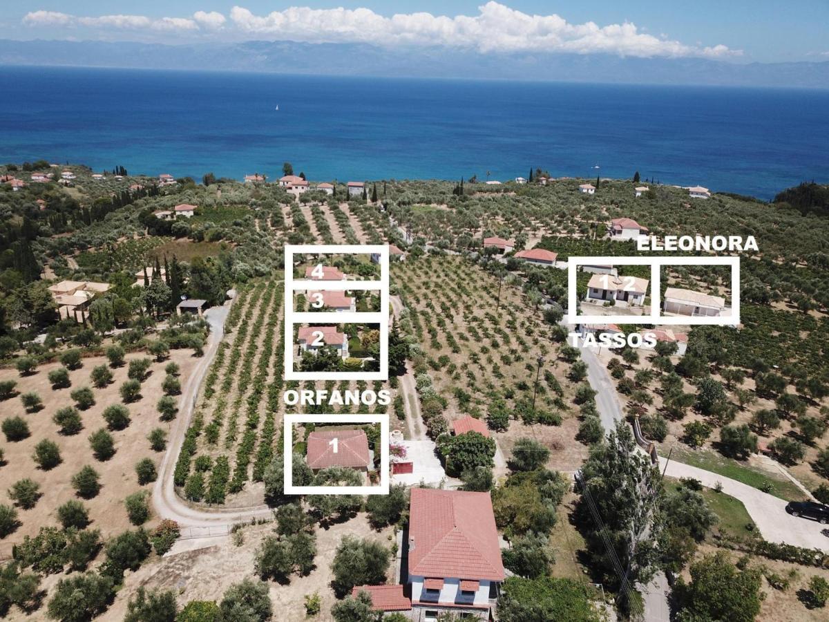 Orfanos 3 Villa Armenoí Buitenkant foto